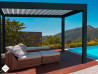 pergola bioclimatique autoportée motorisée 3,5 mètres par 3,5 mètres