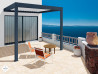 Pergola bioclimatique adossée 3x3 mètres