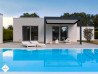 Pergola bioclimatique motorisée 2 poteaux carrée