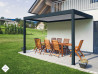 pergola bioclimatique adossée alu pas cher