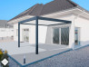 pergola motorisée appui mural 2 poteaux 4x4 petit prix