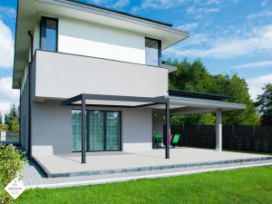 pergola aluminium adossée motorisation aok